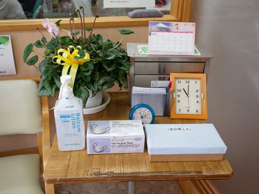 玄関のテーブル