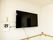 壁掛けテレビのある部屋