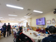 介護施設の居間とスタッフエリア