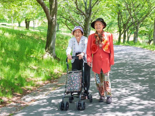 好きな時に外出　自由で便利な毎日