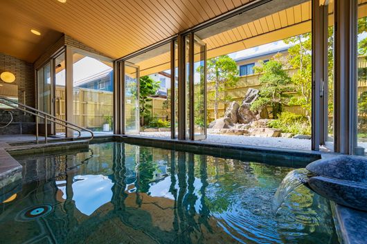 バリアフリーの浴室