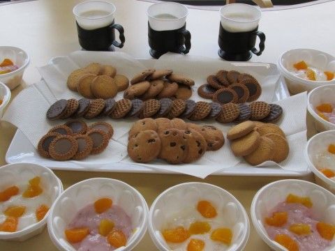 「らいふ大和」のホワイトデー。たまには、糖分を多く摂取できるイベントになっている。