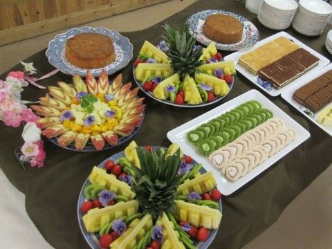 「らいふ大和」のフルーツ盛り。入居者の方に人気のメニューになっている。