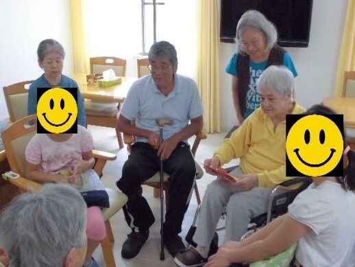 子供と入居者