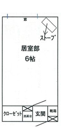 ケアステージ恵み野の居室の間取り図