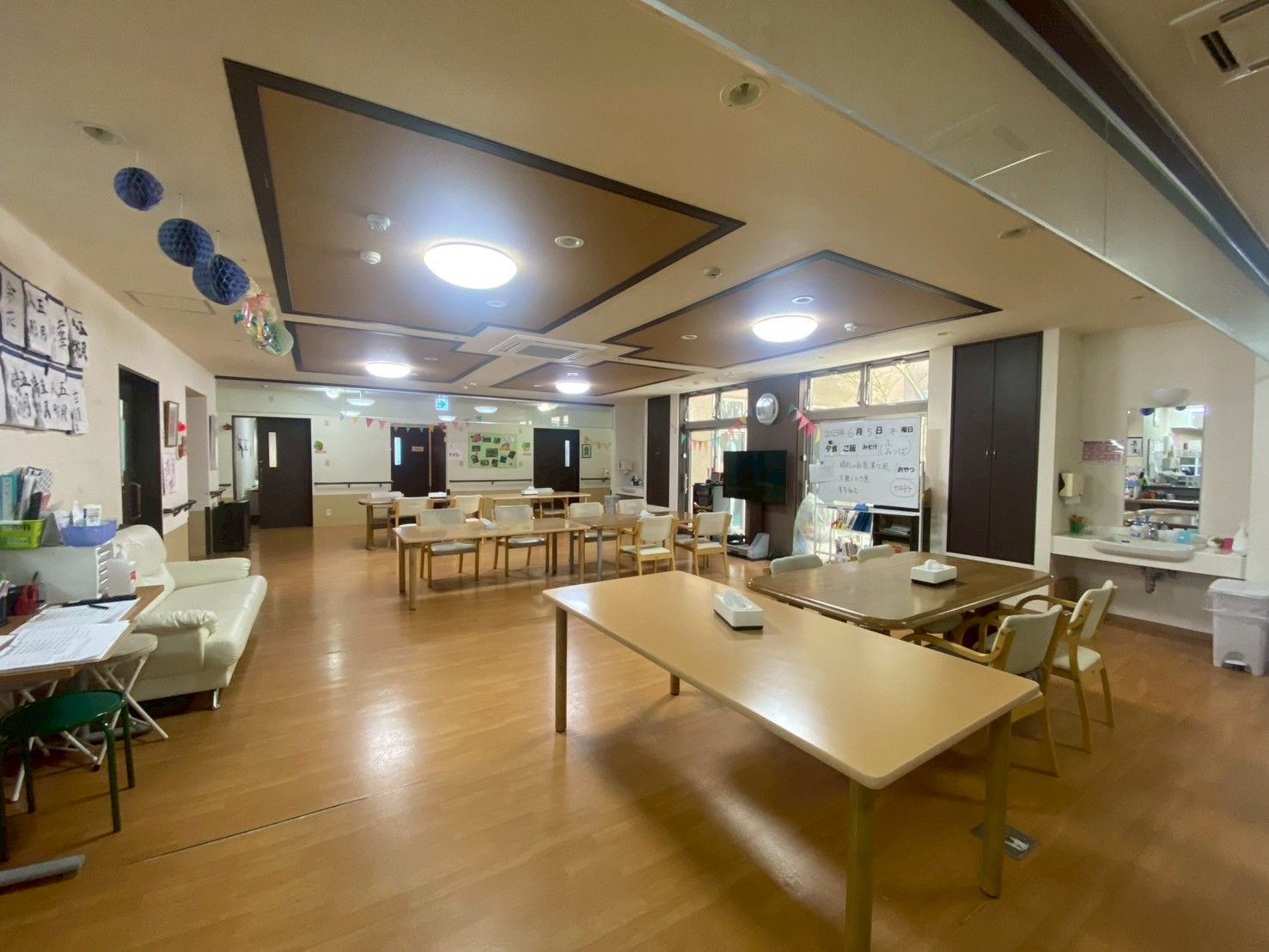 広い共有スペース