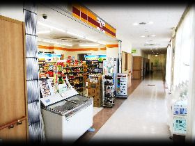 便利な施設の売店エリア