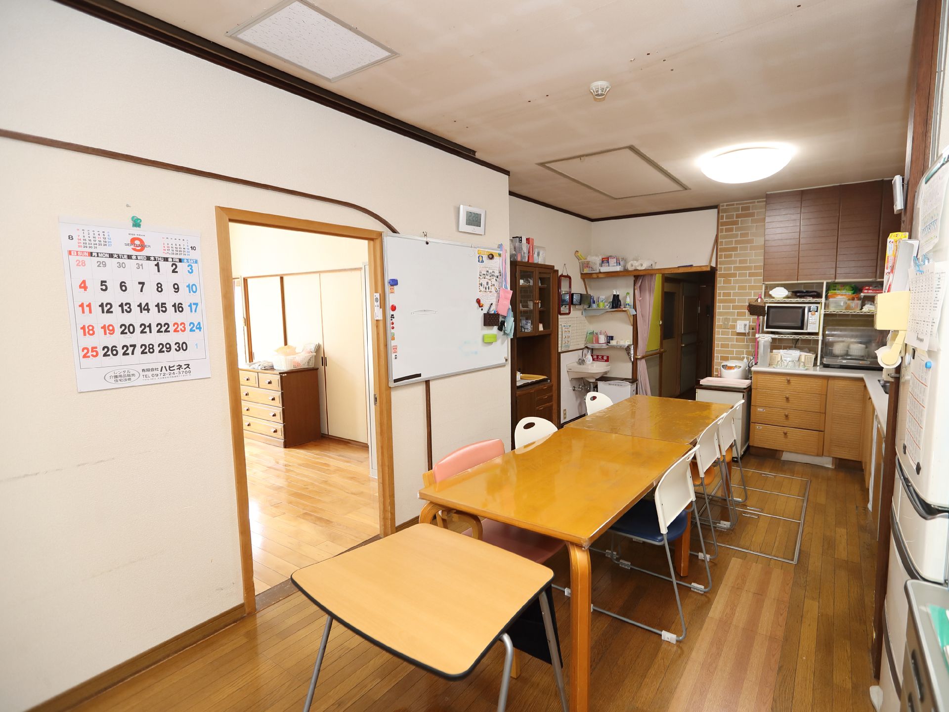 お食事していただける共有スペース
