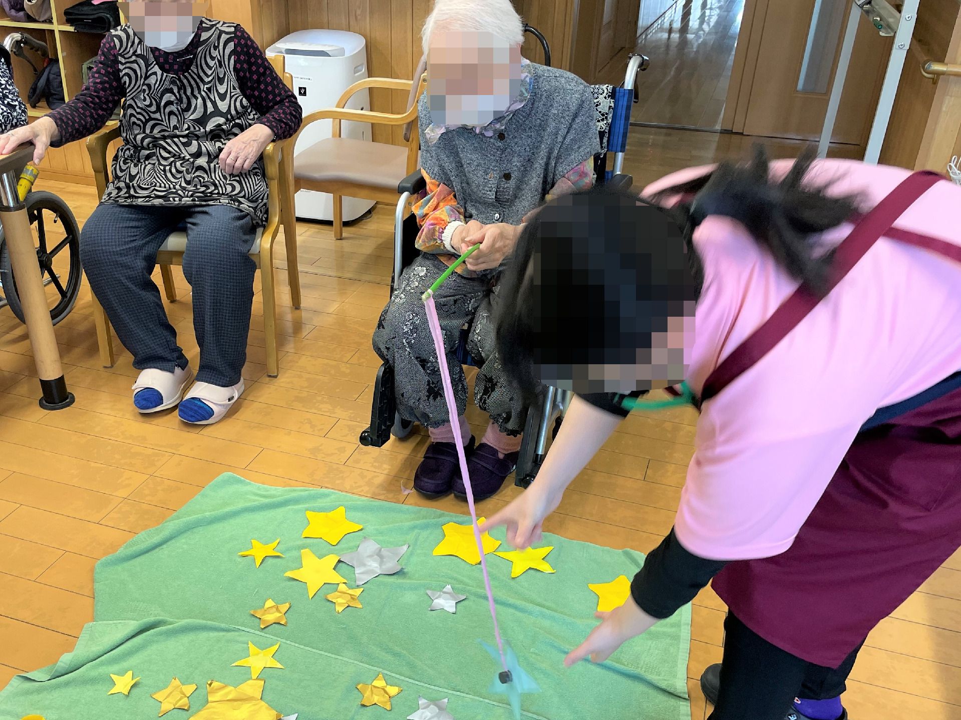 元気な様子のレクリエーション時