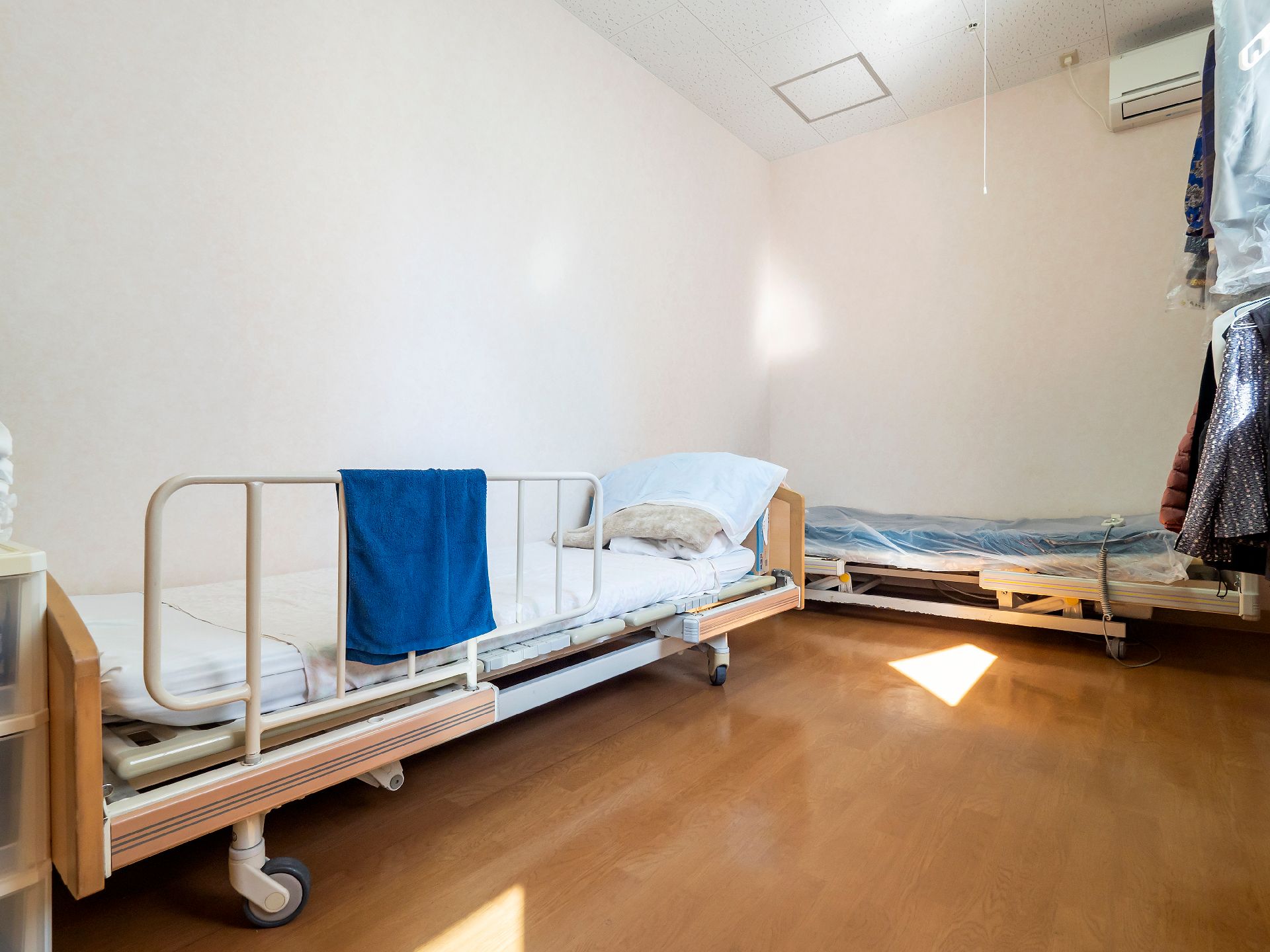 ベッドが設置されている居室