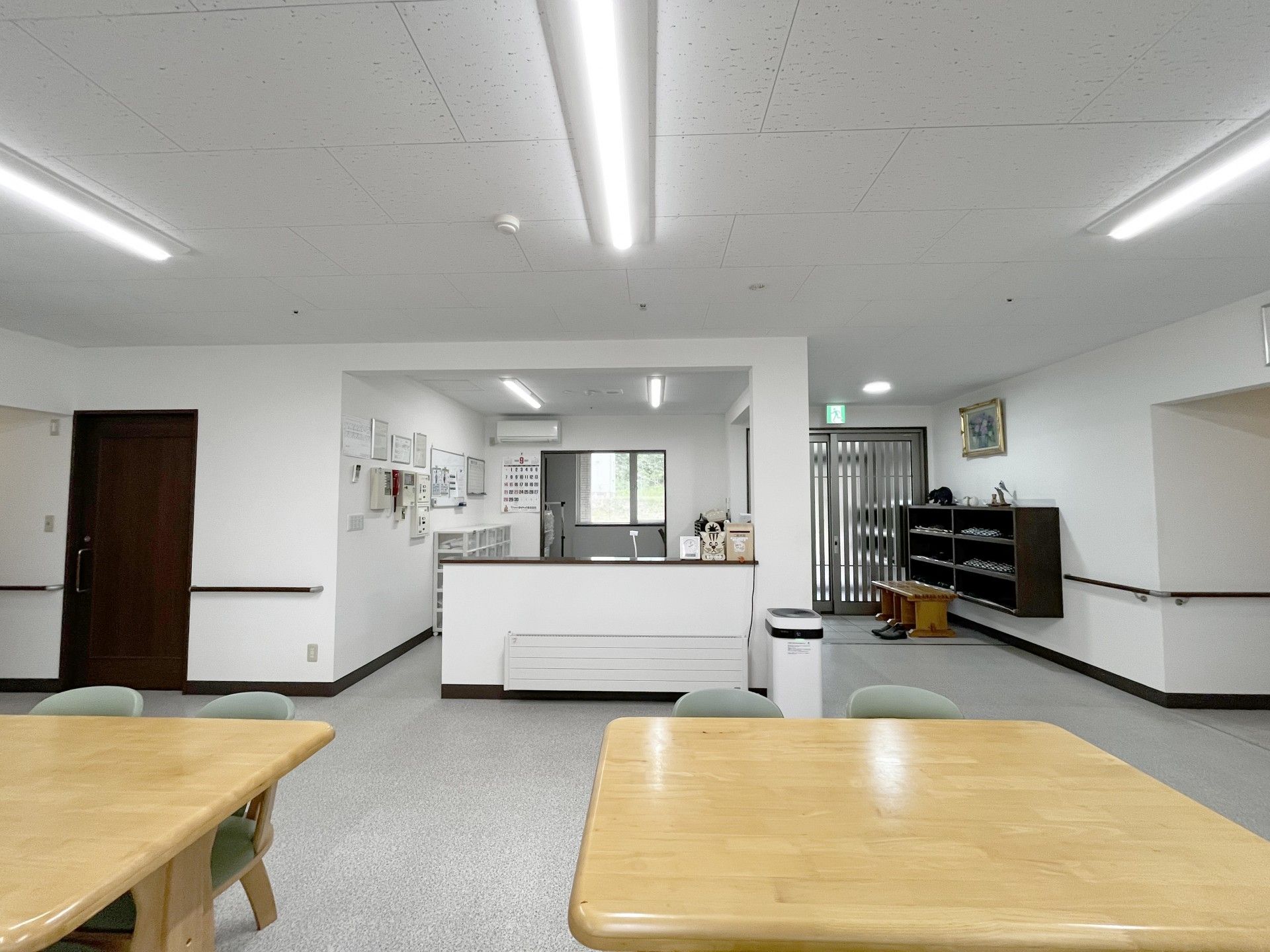 広々としたエントランス