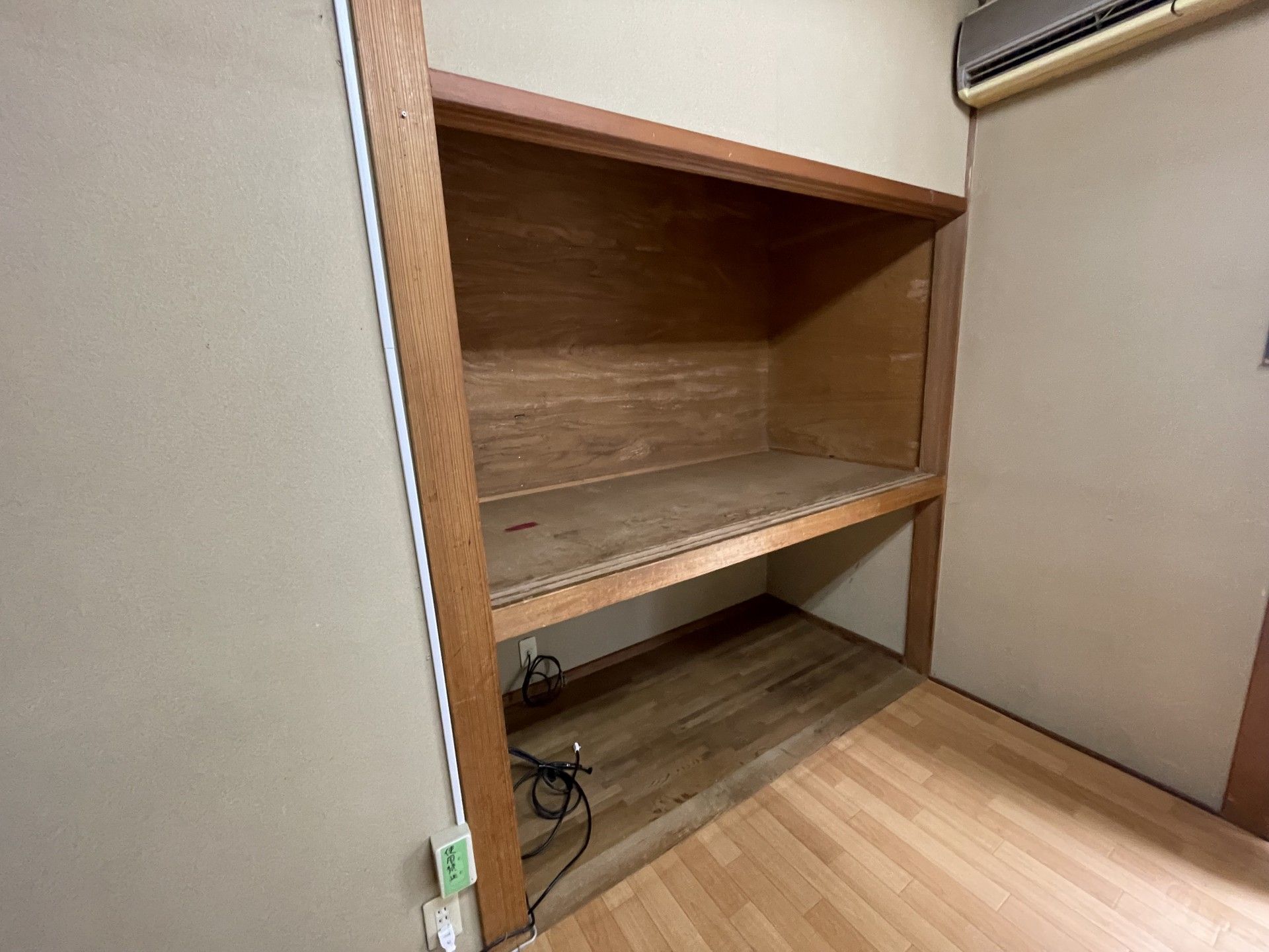 収納スペースの一角