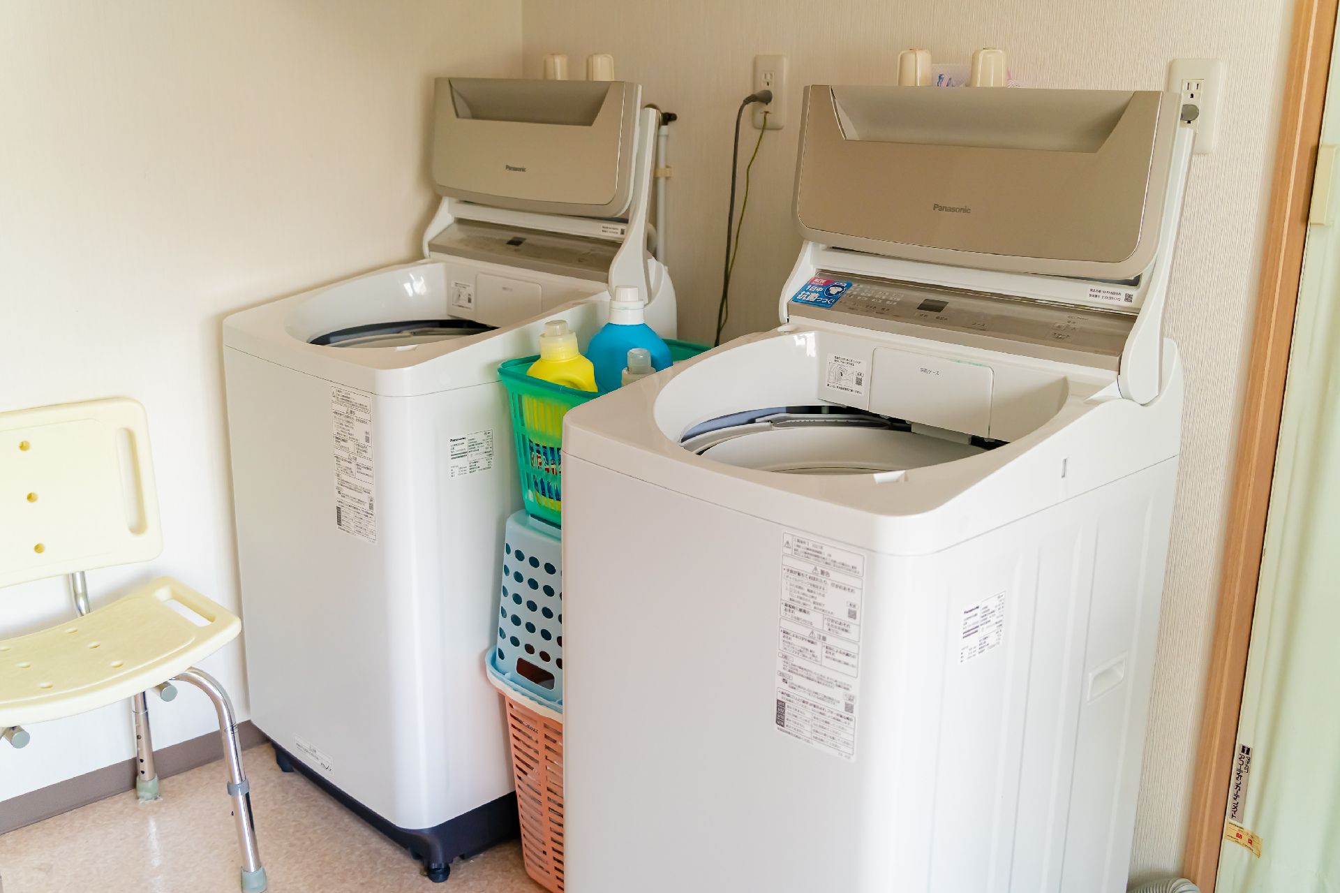 複数台設置されている洗濯機