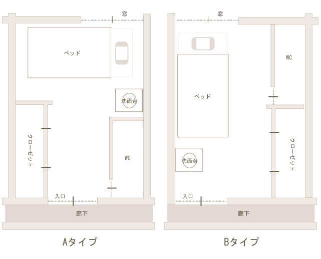 森の里4号棟の間取りの間取り図