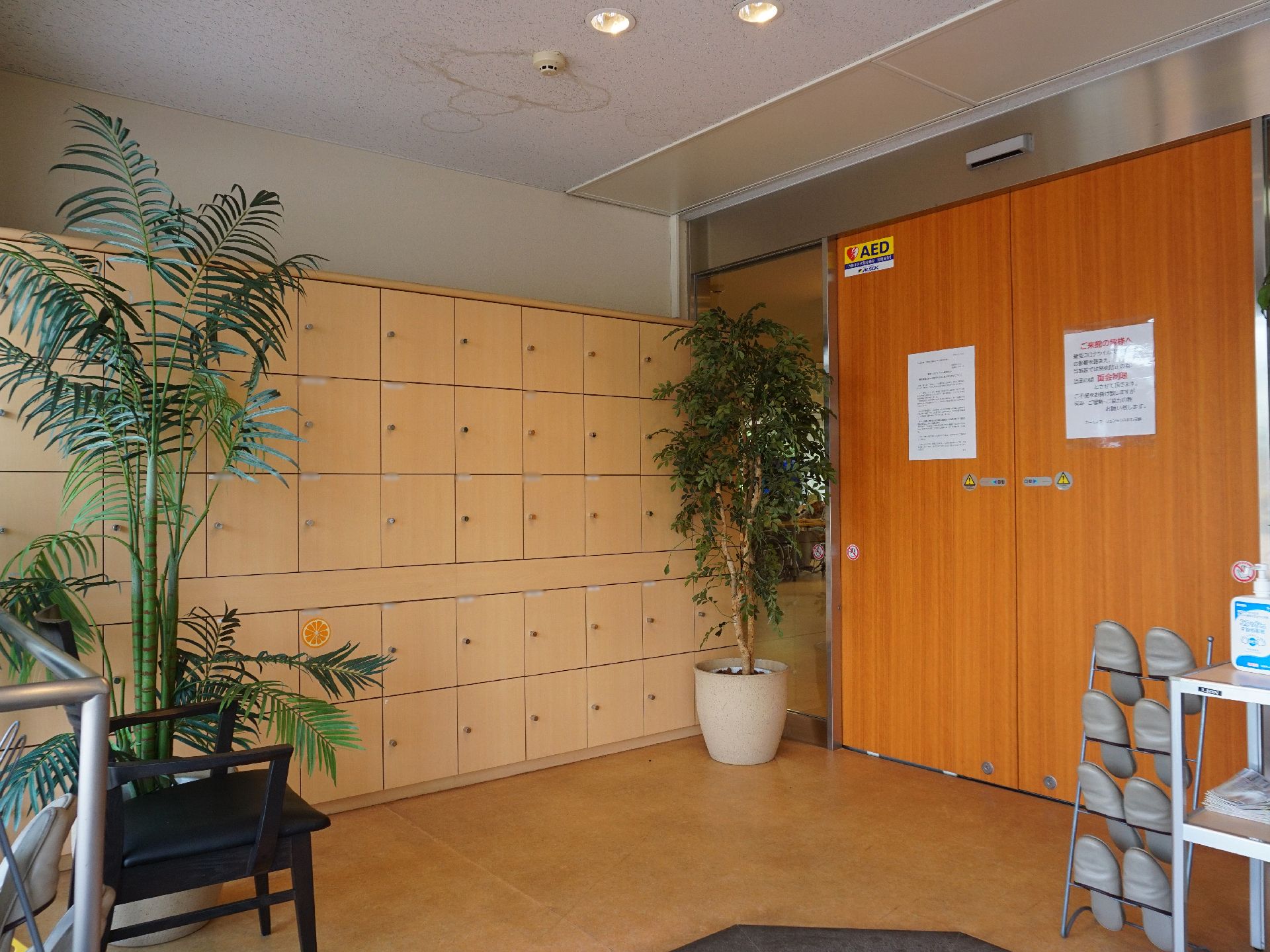 バリアフリー化されていて段差が一切ないエントランス付近