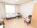 居室は広いワンルームとなっている。電動介護ベッドやエアコンが全てのお部屋に完備されている。窓があり明るい光が差し込んでいる。