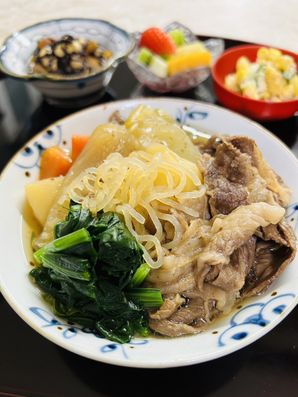 食事（すき焼き）