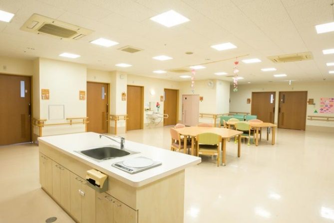 広々とした共有スペース