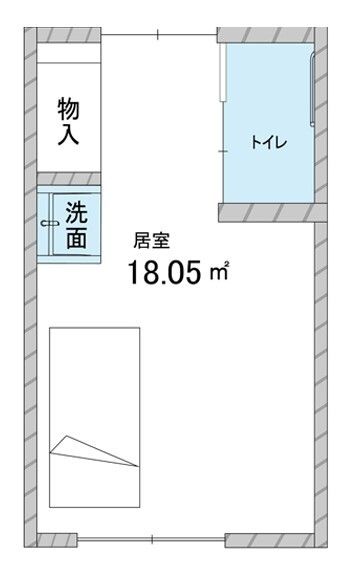 リアンの家の居室の間取り図