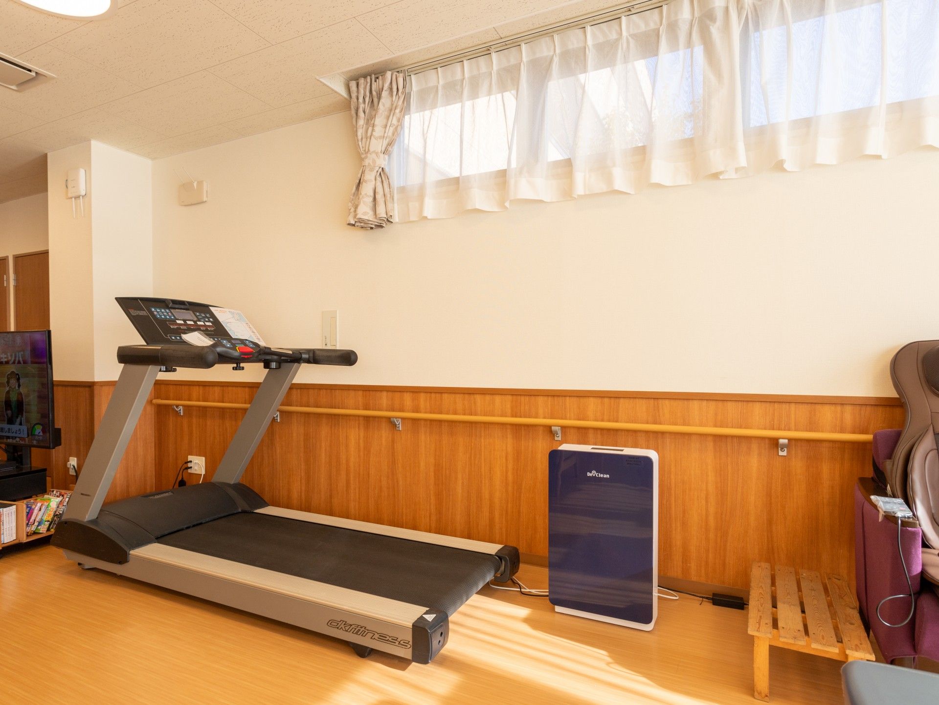 運動機器のある部屋