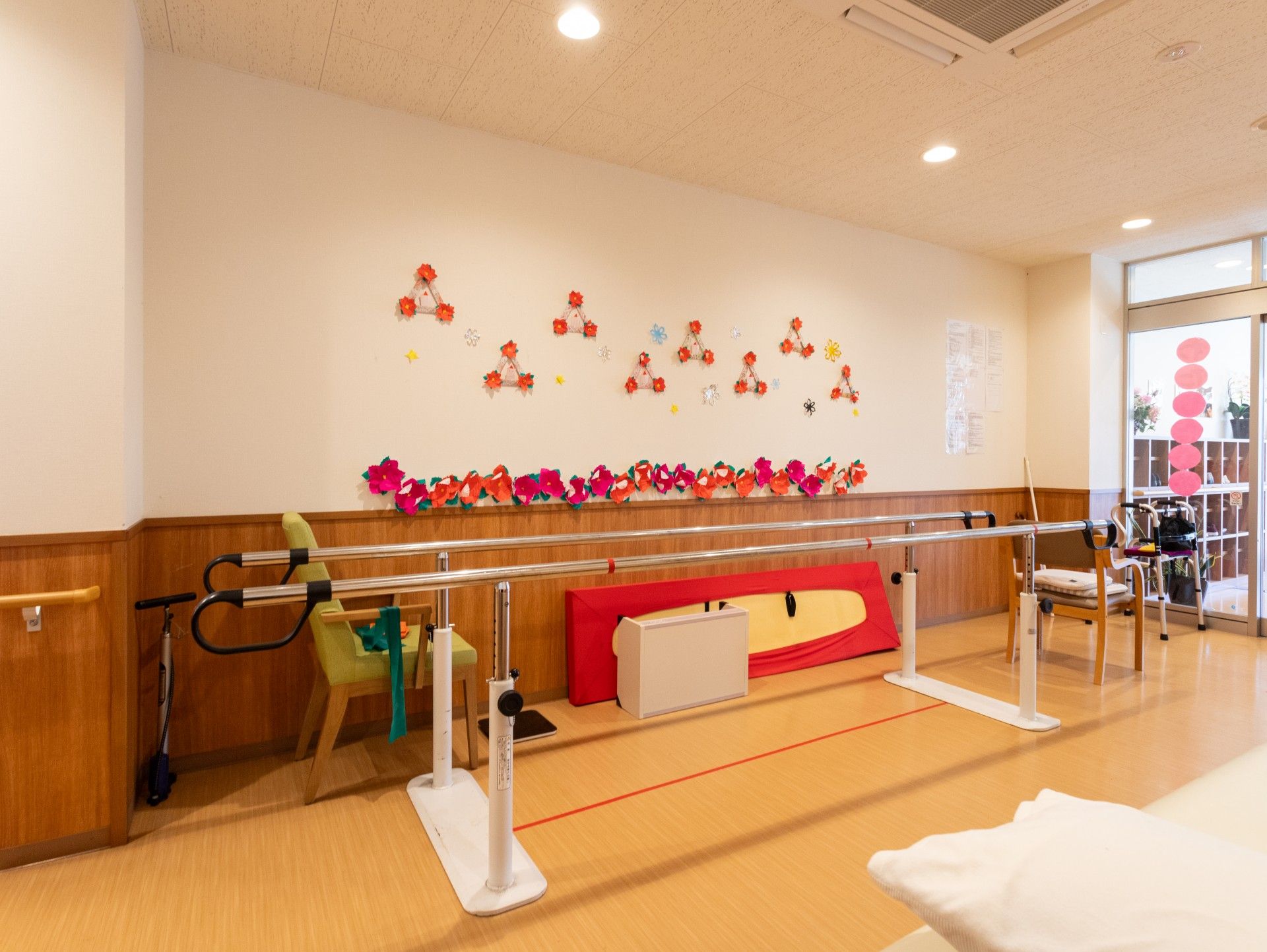 リハビリ用具のある部屋