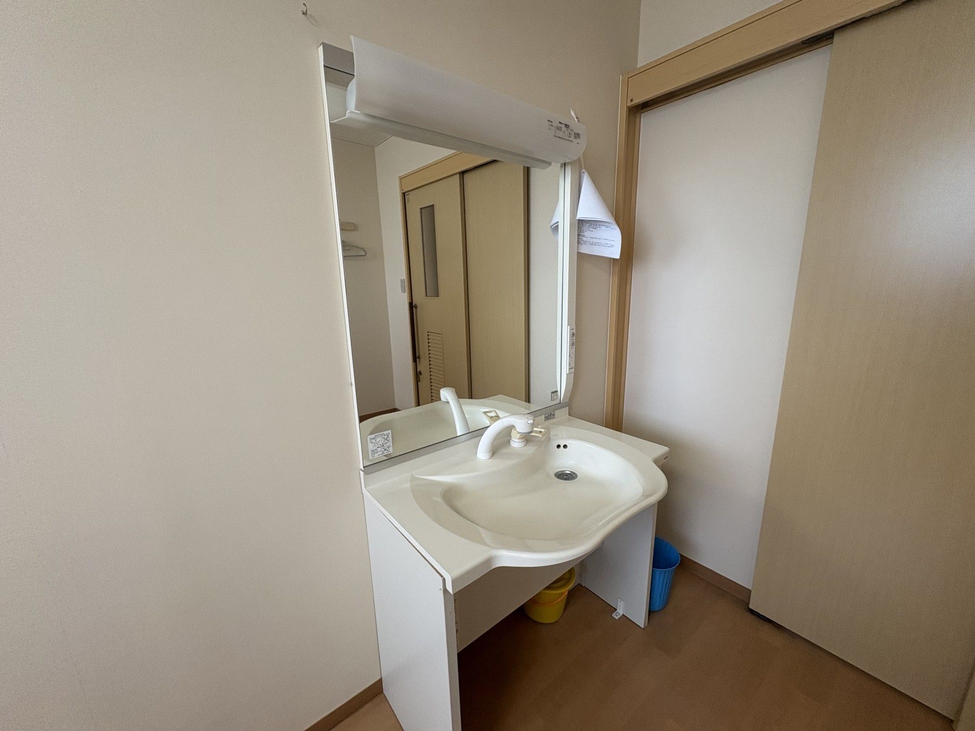 洗面台のある一角