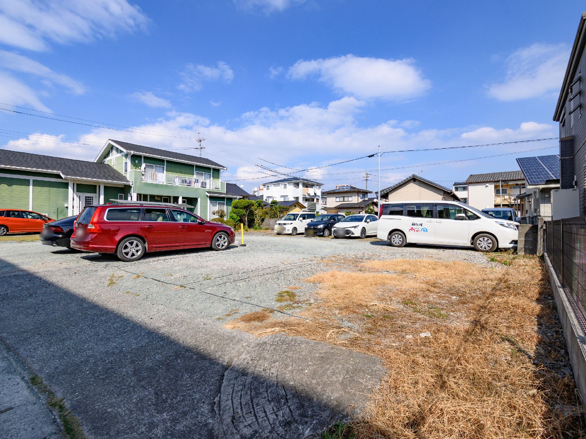 入居者の車をとめることができる駐車場