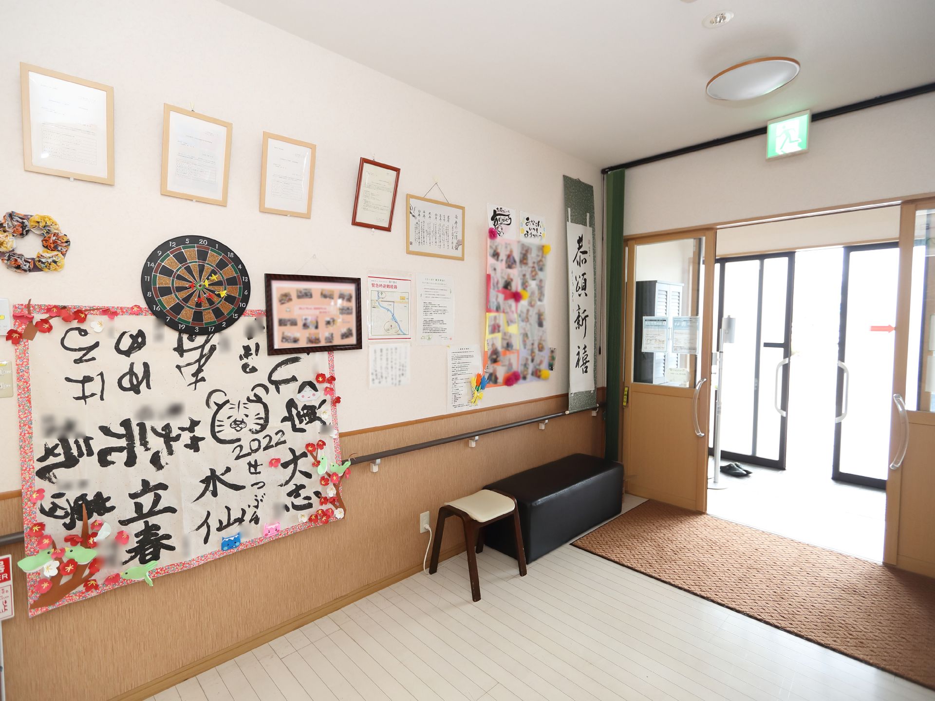 段差を少なくした玄関