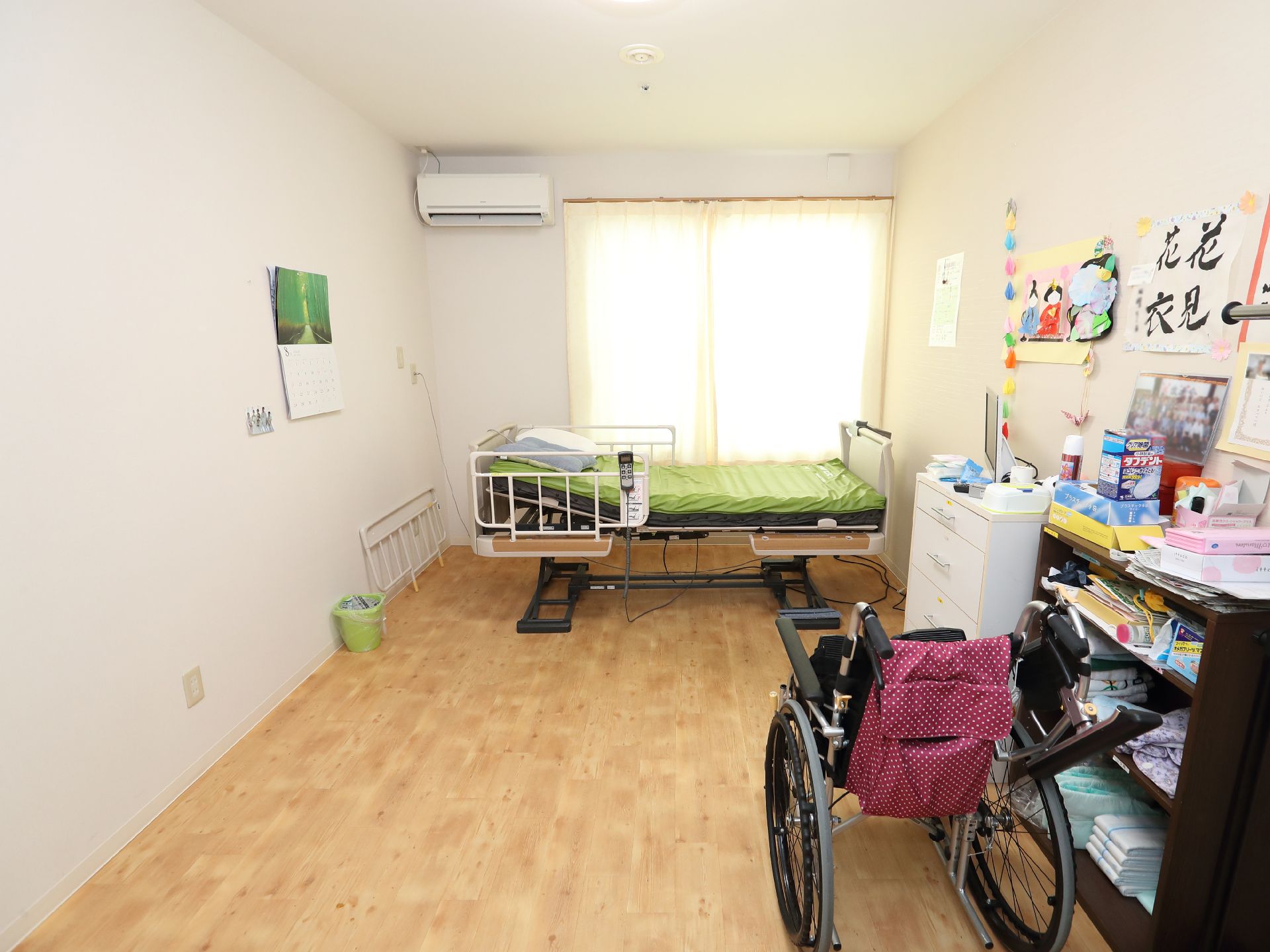 エアコンが完備されている居室