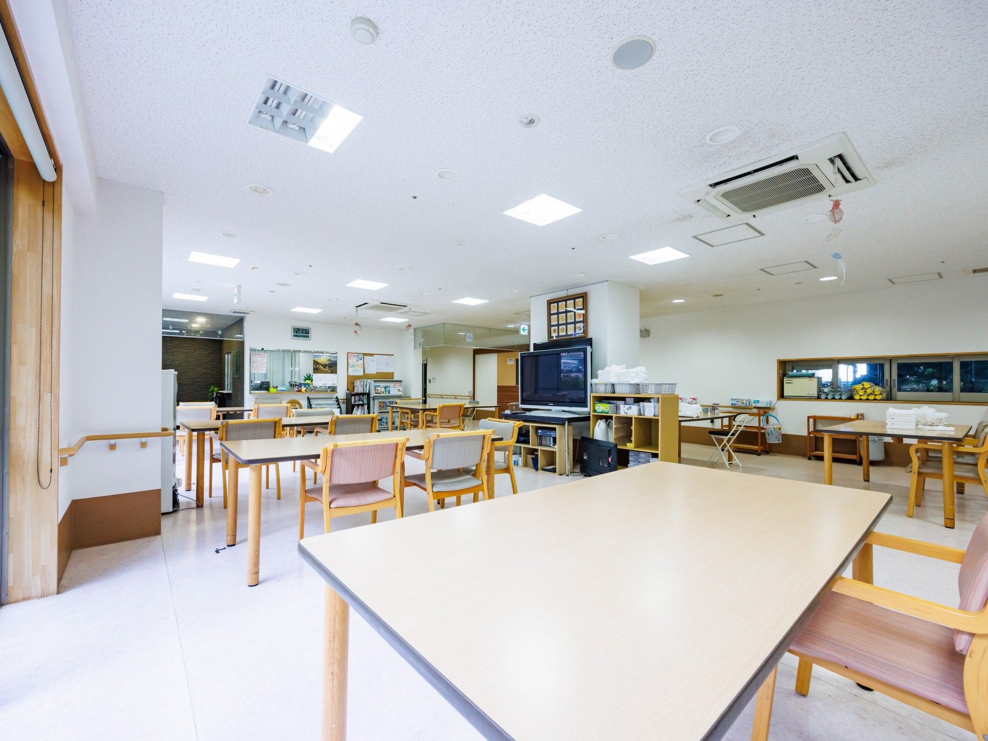広々とした共有スペース