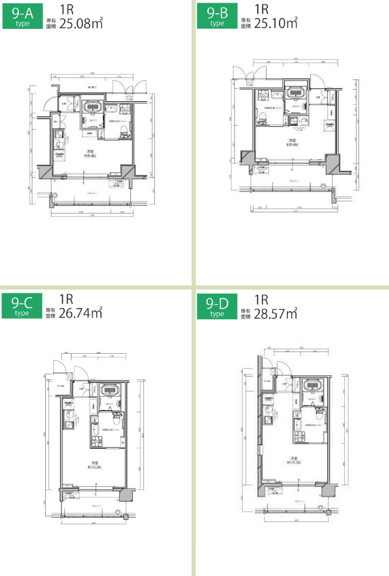 サービス付き高齢者向け住宅 コーシャハイム千歳烏山の間取り1の間取り図