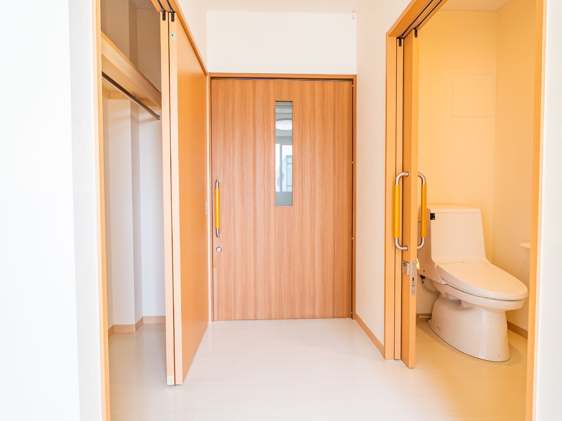 トイレが設置されている廊下
