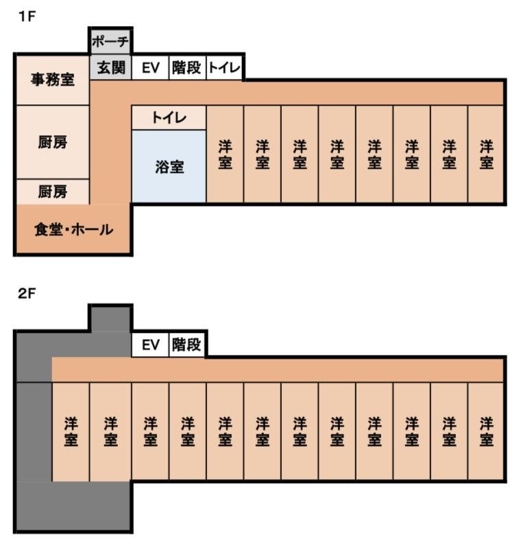 施設の間取り図