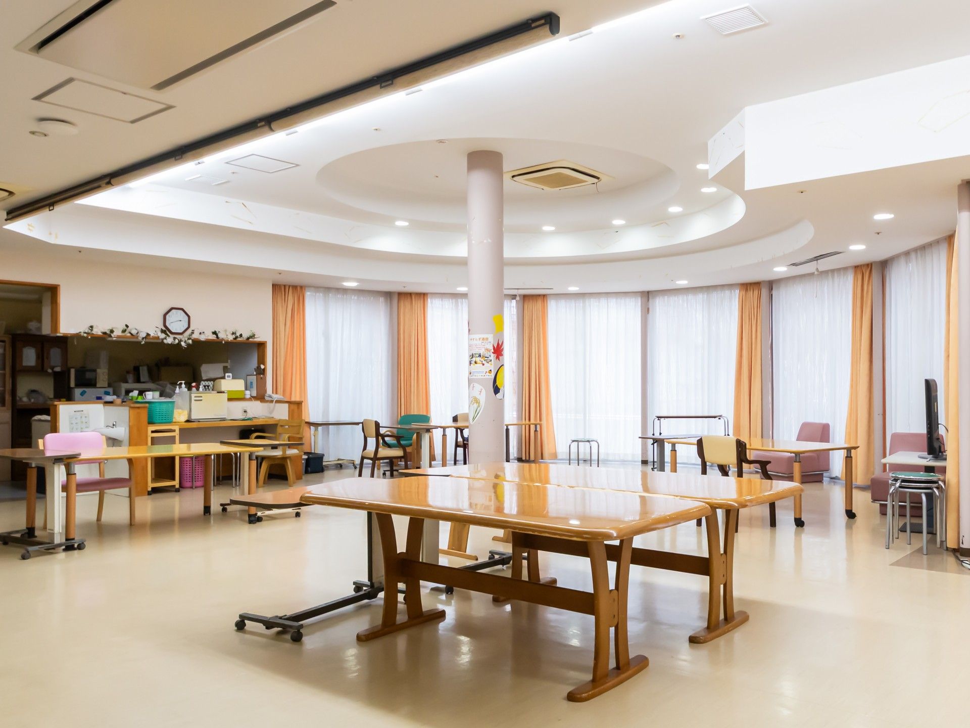 広々とした共有スペース