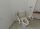 バリアフリーのトイレスペース