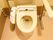 白が基調のトイレ