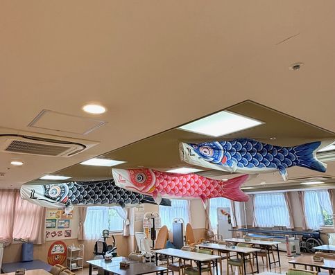 こいのぼりの装飾