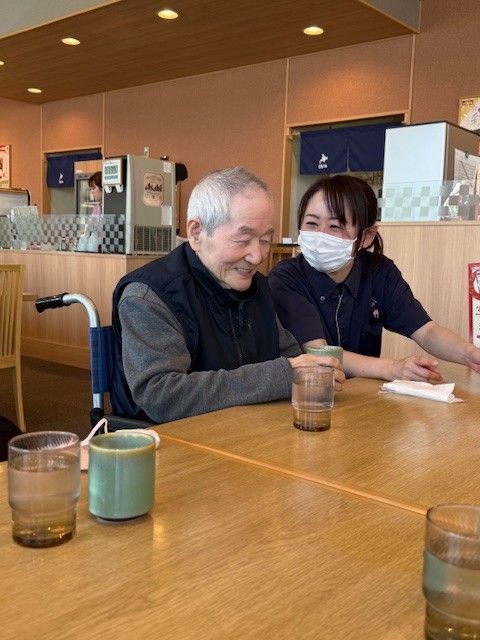 笑顔の交流が見られる場所