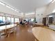 広々とした明るい共有スペース
