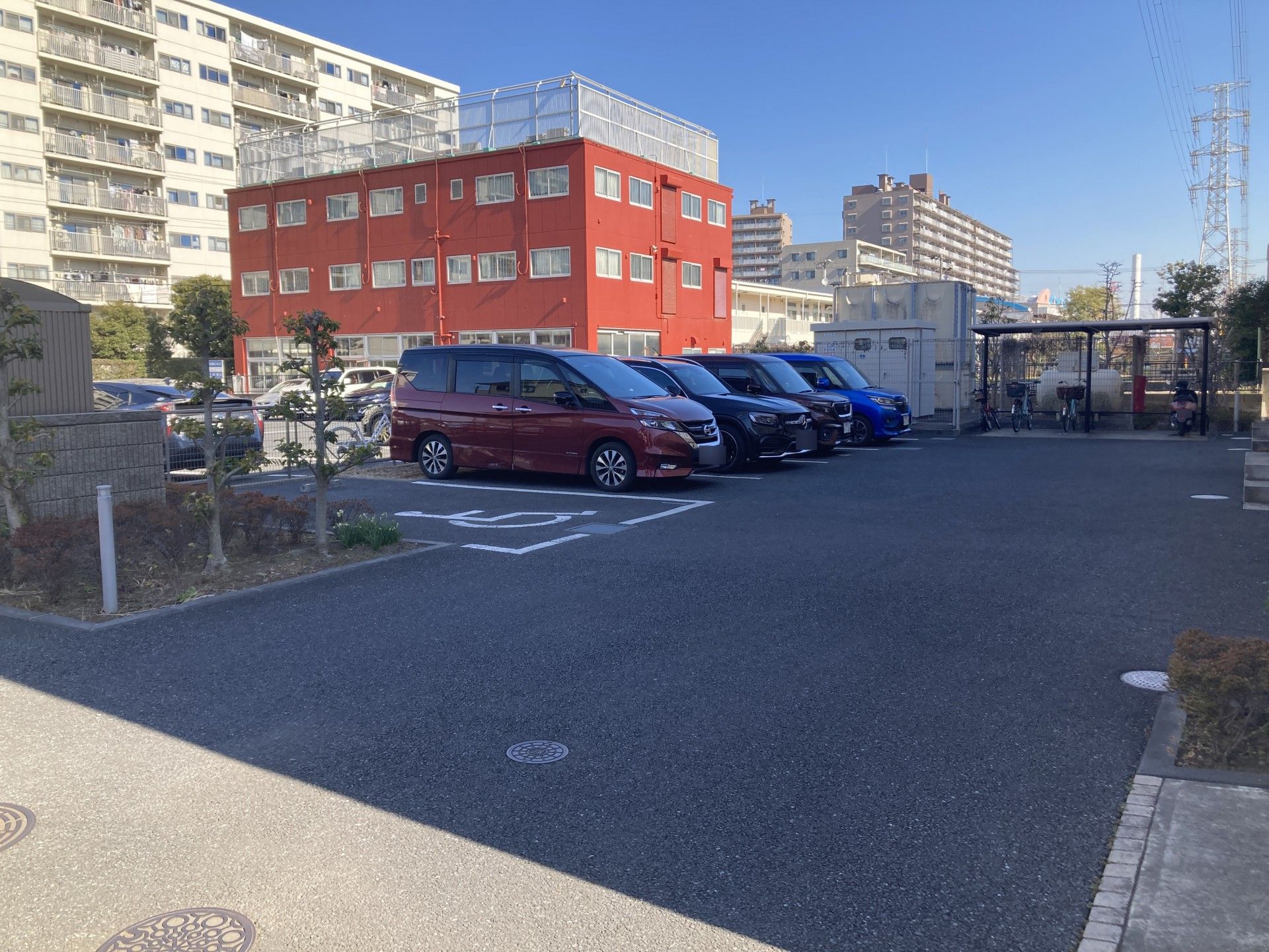 駐車場の様子