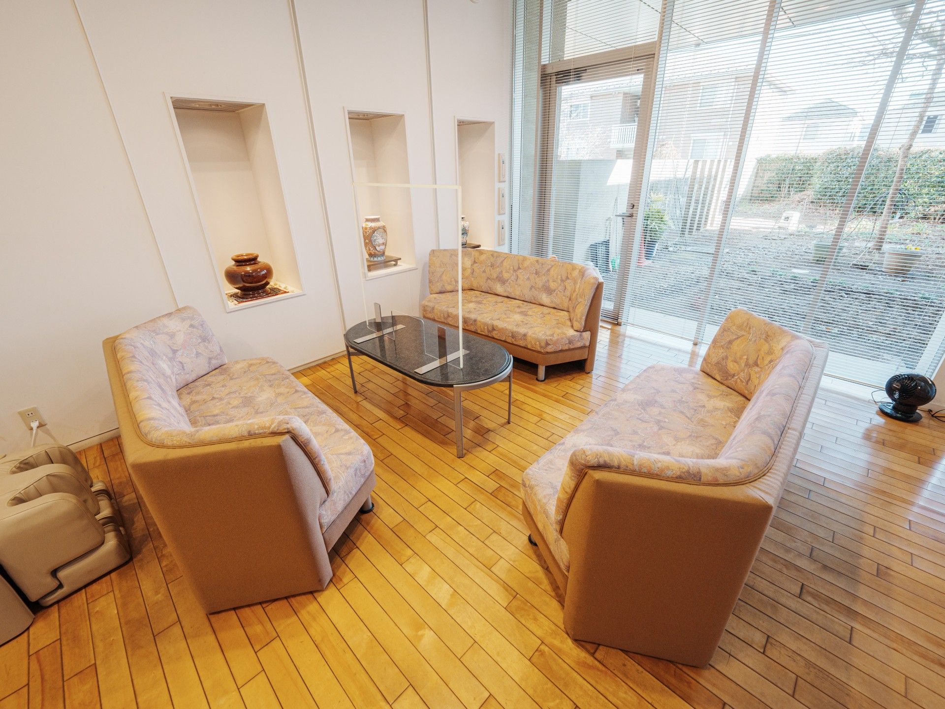 落ち着いた談話スペース