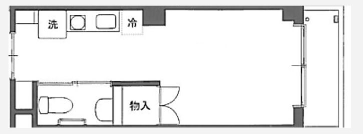 レインボーの家川崎大師町の居室の間取り図