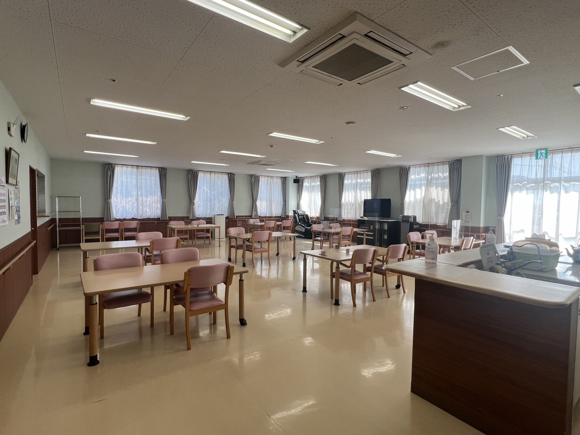 広々とした共有スペース