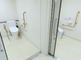 バリアフリーのトイレスペース