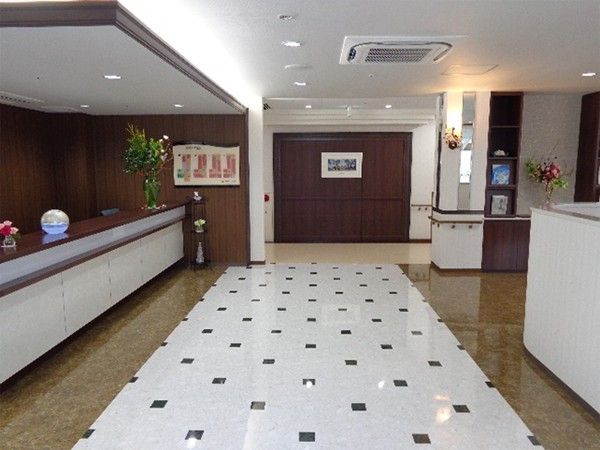 清潔感のあるエントランス