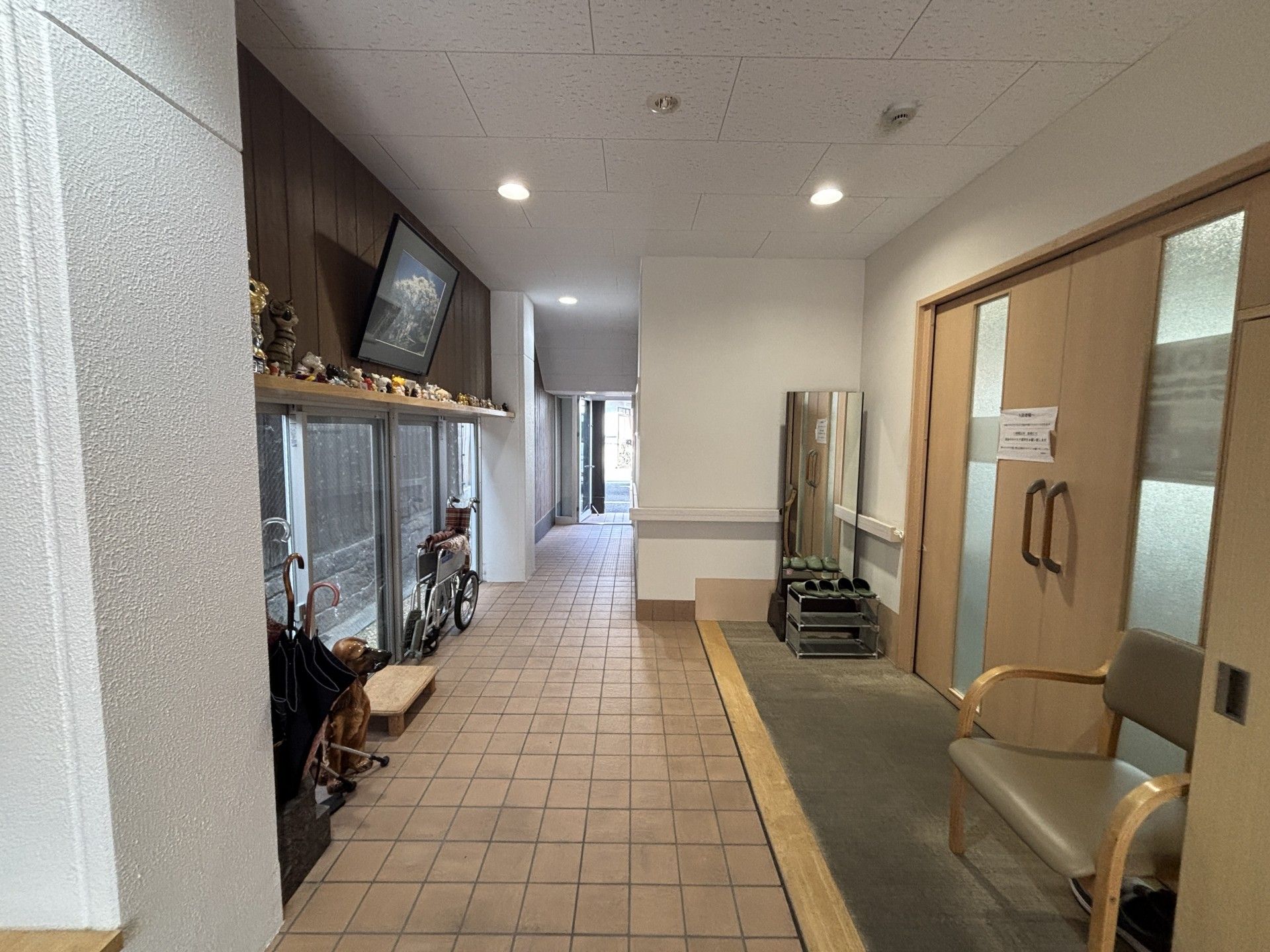 落ち着いた廊下