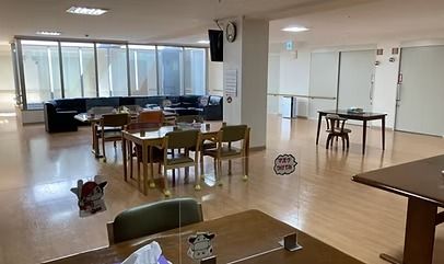 広々とした共有スペース