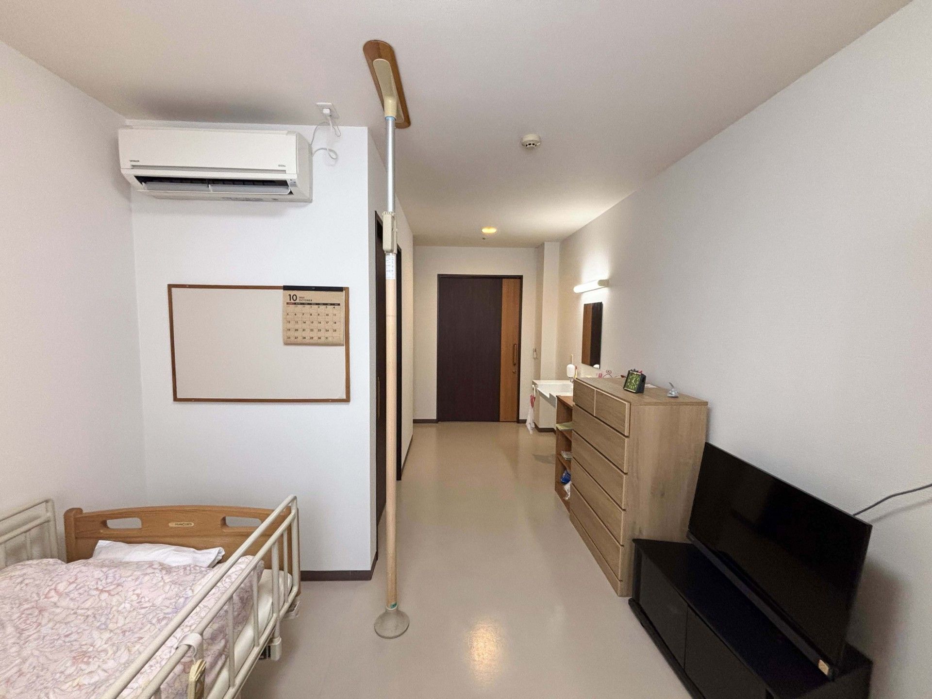 落ち着いた個室の様子