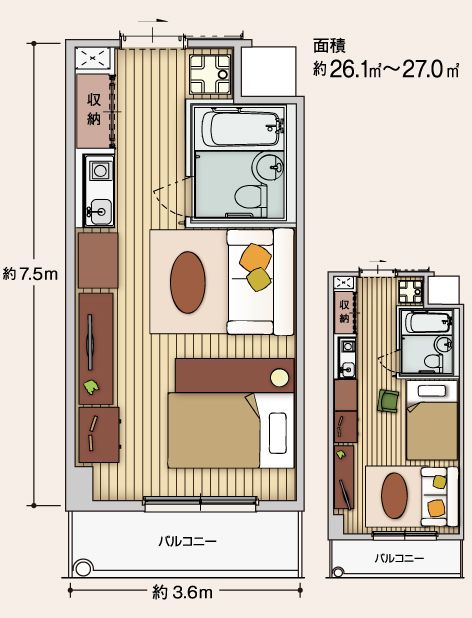 シルバーハウスひまわりの里の間取りの間取り図