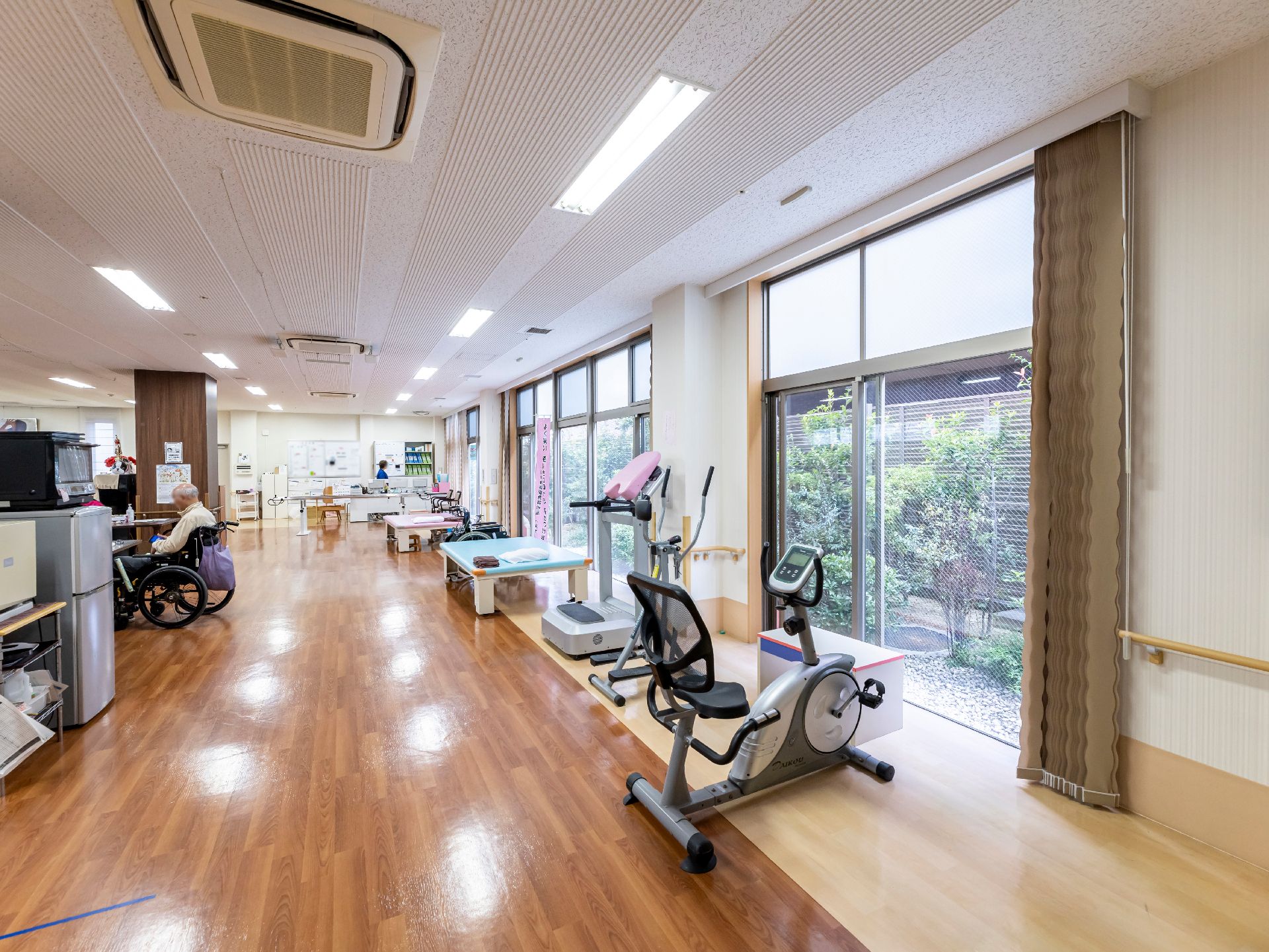 施設１階のデイサービスルーム